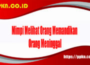 Simak! Arti Mimpi Melihat Orang Memandikan Jenazah : Ini Penjelasannya