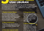 5 Tips Mengembalikan Semangat Kerja Setelah Libur Lebaran
