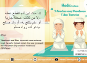 3 Hal yang Tidak Putus Setelah Meninggal: Amal Jariyah Ilmu dan Anak Sholeh