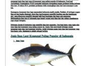 10 Jenis Ikan Laut Konsumsi Paling Populer di Indonesia