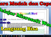 5 Langkah Word Singkat: Cara Cepat dan Mudah Menguasai Microsoft Word!