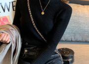 9 Warna Slim Knit Harajuku Turtleneck Rajut Lengan Pendek: Pilihan Warna Fashion untuk Tampil Trendy