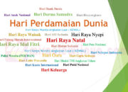 5 Tips Hari-Hari Penting Nasional