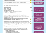 5 Langkah Lamaran Kerja via Email: Tips agar CV Anda Tidak Terabaikan!