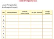 10 Nama Benda Beserta Bahan dan Kegunaannya