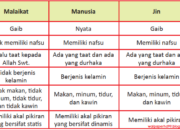 10 Perbedaan Antara Manusia Malaikat dan Jin
