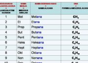 10 Jenis Alkana Pertama dan Fungsinya dalam Dunia Kimia