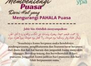 3 Hal yang Mengurangi Pahala Puasa: Kesalahan yang Harus Dihindari Selama Ramadhan