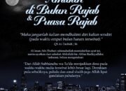 Pahala Berpuasa di Bulan Rajab: Meraih Keberkahan di Bulan Mulia