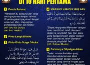 Pahala Ibadah di Hari Puasa Pertama: Memulai Ramadhan dengan Kebaikan
