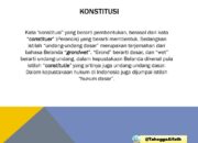 3 Hal yang Harus Dimuat dalam Konstitusi: Menjaga Keutuhan dan Keadilan Negara