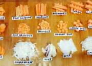 10 Jenis Potongan Sayur dan Kegunaannya dalam Berbagai Masakan