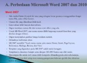 10 Perbedaan Antara Microsoft Word 2003 dan 2007